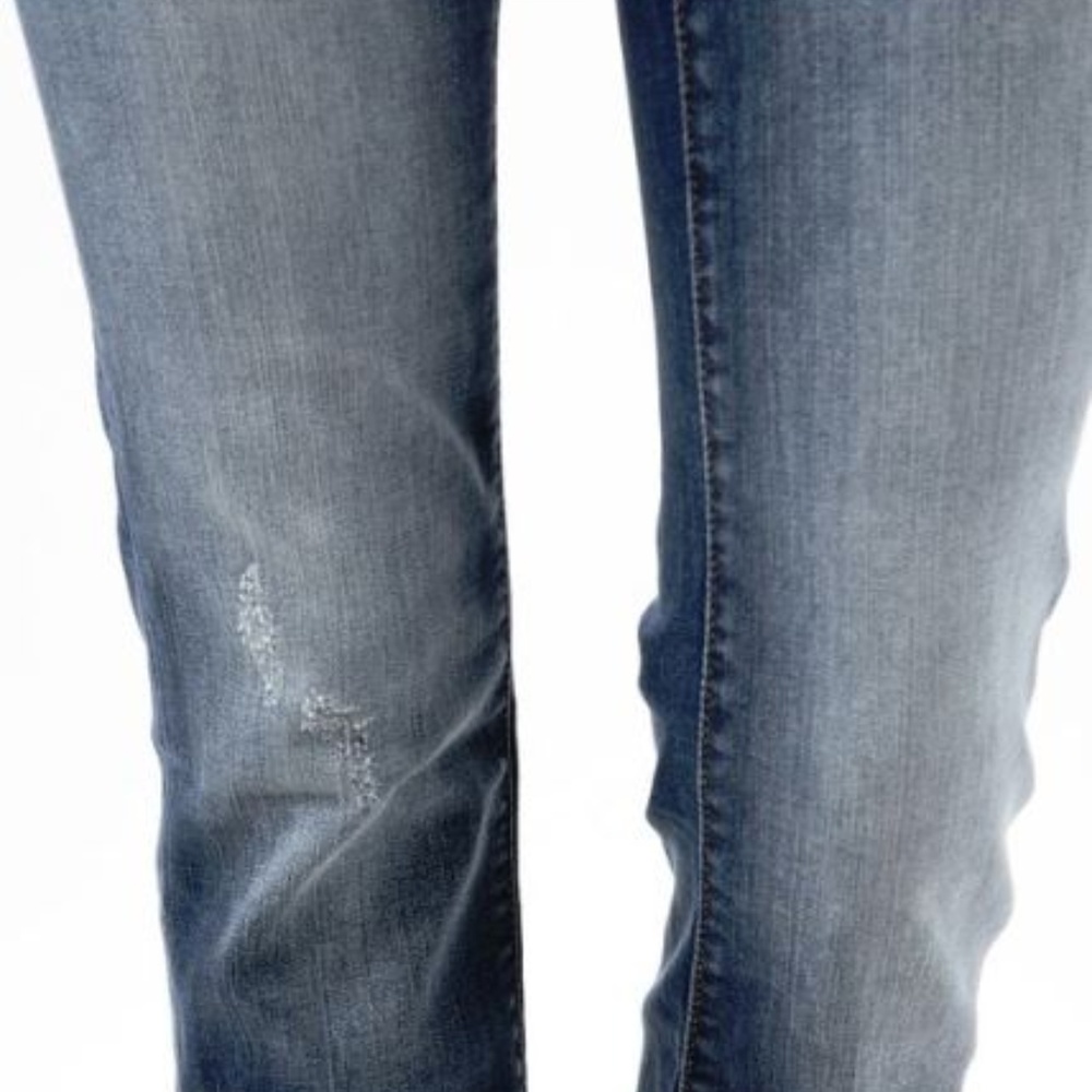Judy Blue Dark Blue Boyfriend Cuffed Jeans - Picture 6 of 8